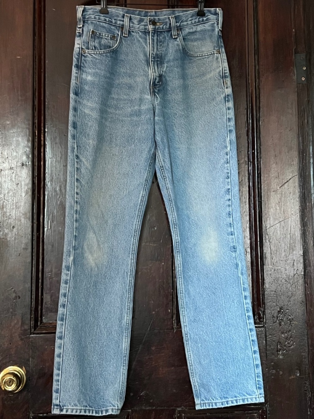 Vintage Men's Carhartt Blue Jeans 30" W x 32" L